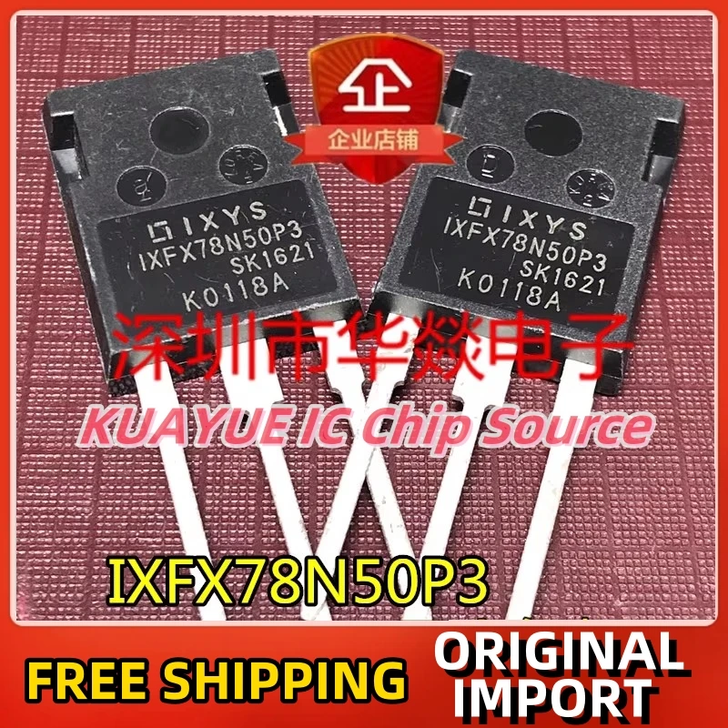 

10PCS-30PCS IXFX78N50P3 TO-247 500V 78A Fast Shipping Quality Guarantee