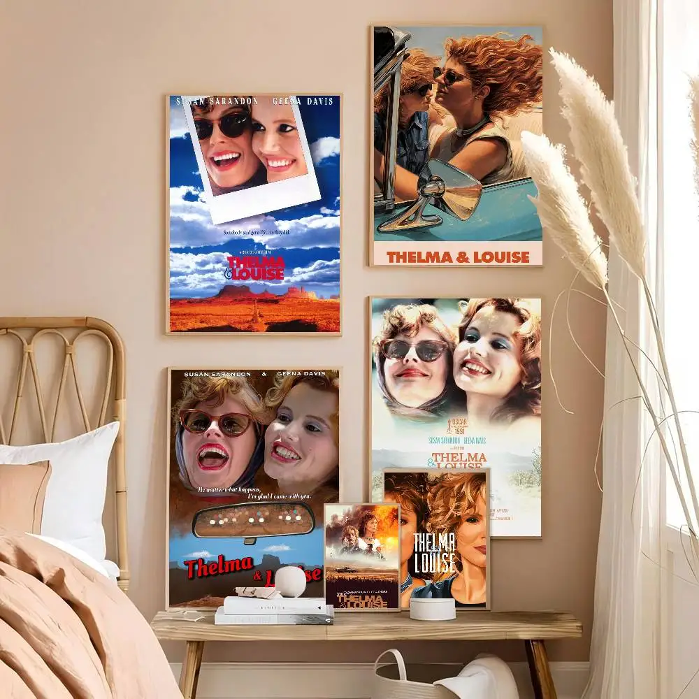 Classic movie T-thelma and L-louiseS Classic Movie Posters HD Quality Poster Wall Art Painting Study Nordic Home Decor