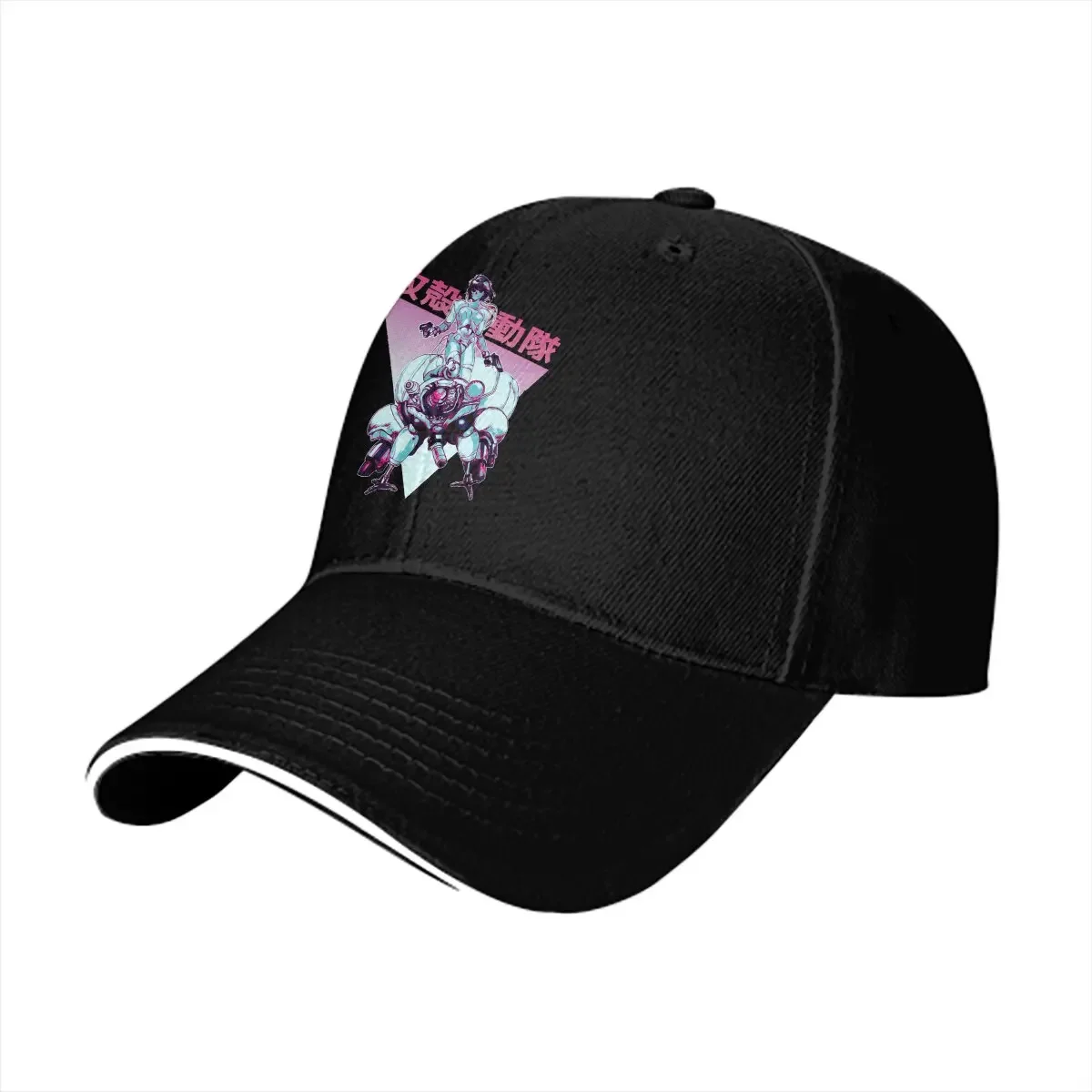 Ghost in the Shell Multicolor Hat Peaked Unisex Cap Motoko Kusanagi Color B Casual Visor Protection Hats