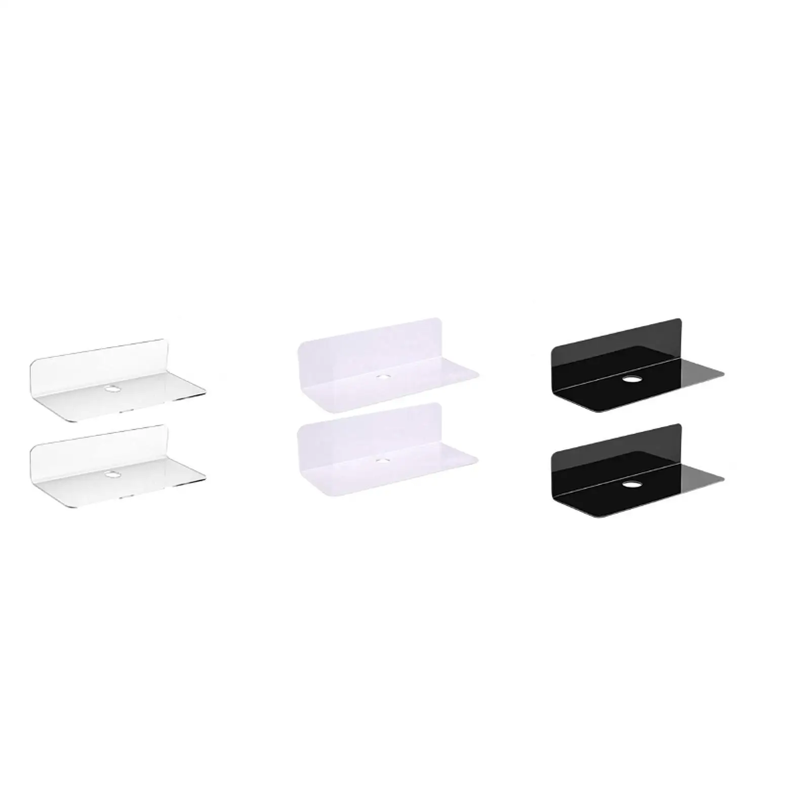 Floating Shelves Wall Mounted 23x9.5x6cm Versatility Storage Organizer Display