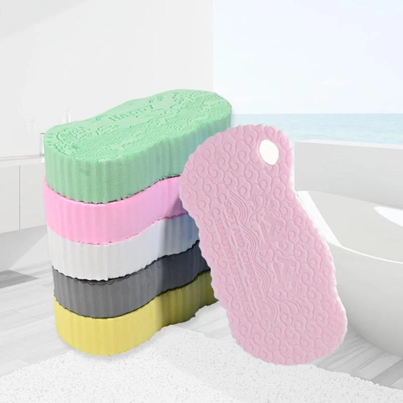 Painless Bath Sponge Brush Exfoliating Scrubber Magic Rub Mud Sponge For Adults Baby Kids Household Shower Scrub Cloth Bathing