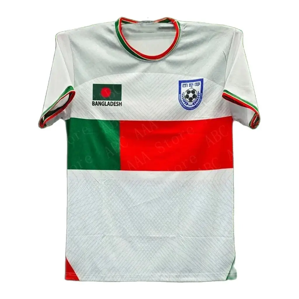 Maglia da calcio manica corta Bangladesh moda estiva per uomo e donna T-shirt da uomo e da donna stile casual all'aperto