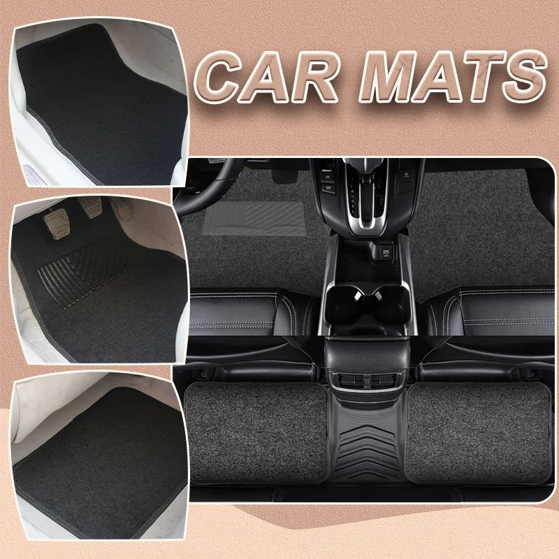 

Universal Car Floor Mats One Mat Does It All, Keeping Your Interior Clean and Comfortable A High-Value Mat That Fits Any Vehicle