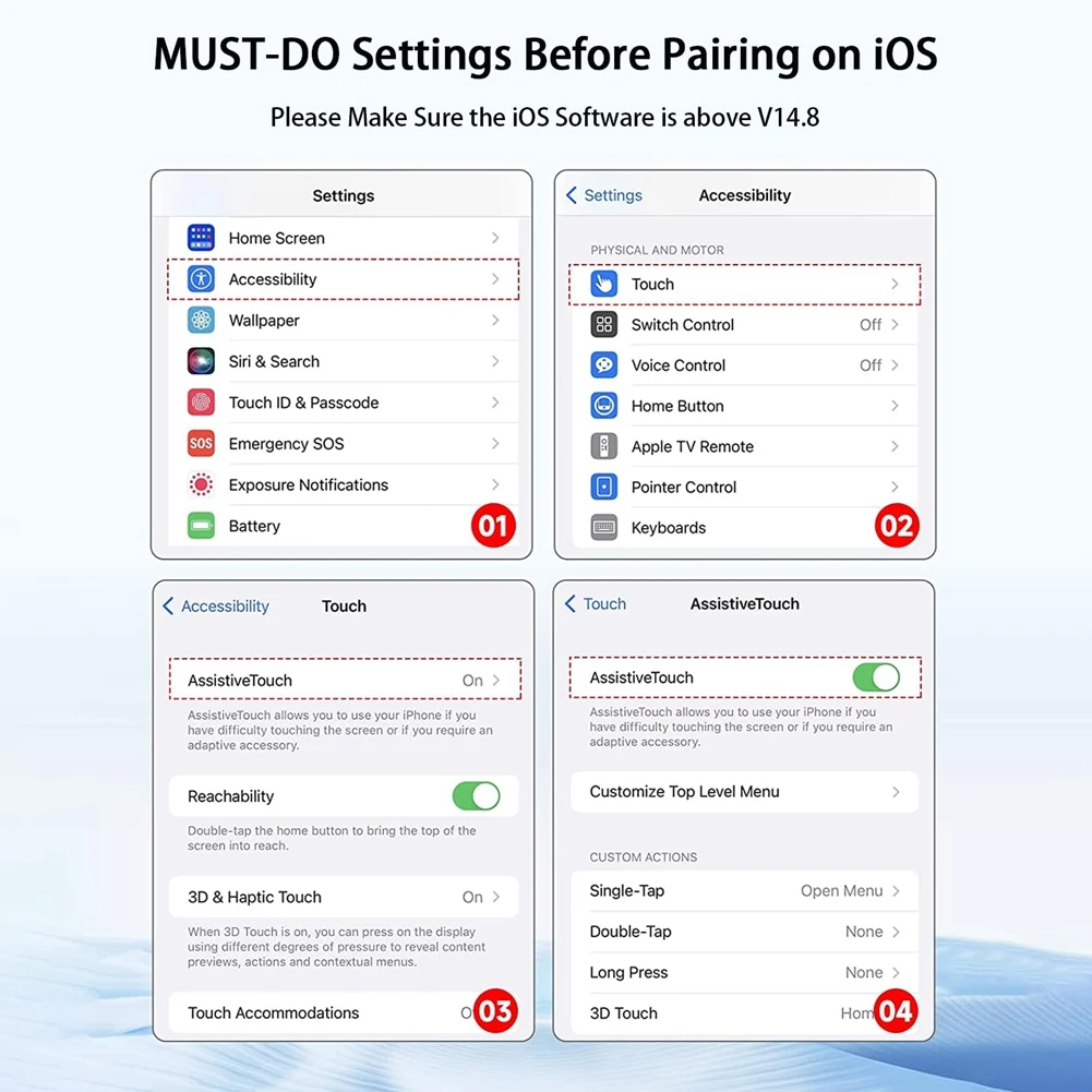 For Tiktok Remote Control, Phone Ebook APP Page Turner, Bluetooth Phone Remote For Camera Music Video Recording, Durable