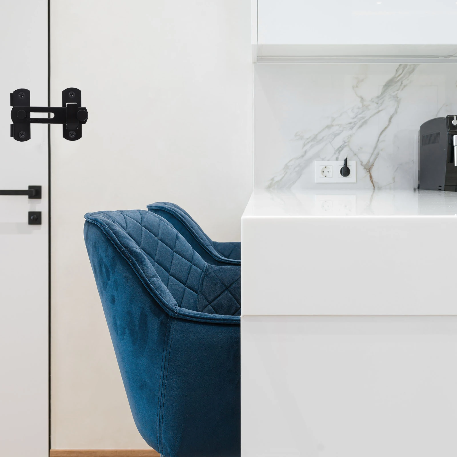 2 stks Deurslot Premium Schuifbout Klink Beveiliging Voor Achtertuin Garage Slaapkamer Raam Deur Duurzaam Slijtvast Gehard