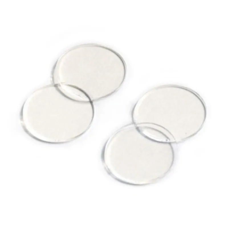 10PCS Quartz Glass Lens JGS2 Diameter 11/12/13/14/15/16/17mm Round Acid Alkali Temperature Resistance Thickness 0.5/1/1.5/2/3mm
