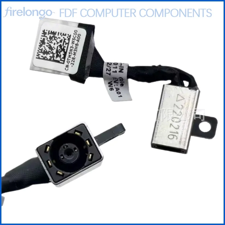 Laptop Charging Port DC Power Jack Socket for Dell Latitude 3400 3500 Inspiron 5583 5584 0TM5N3