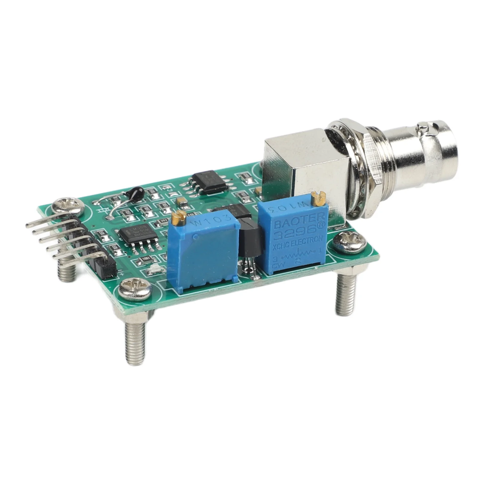 Module de test de valeur de pH en métal vert 5V pour la surveillance agricole et aquacole avec électrodes en acier inoxydable pour Arduino