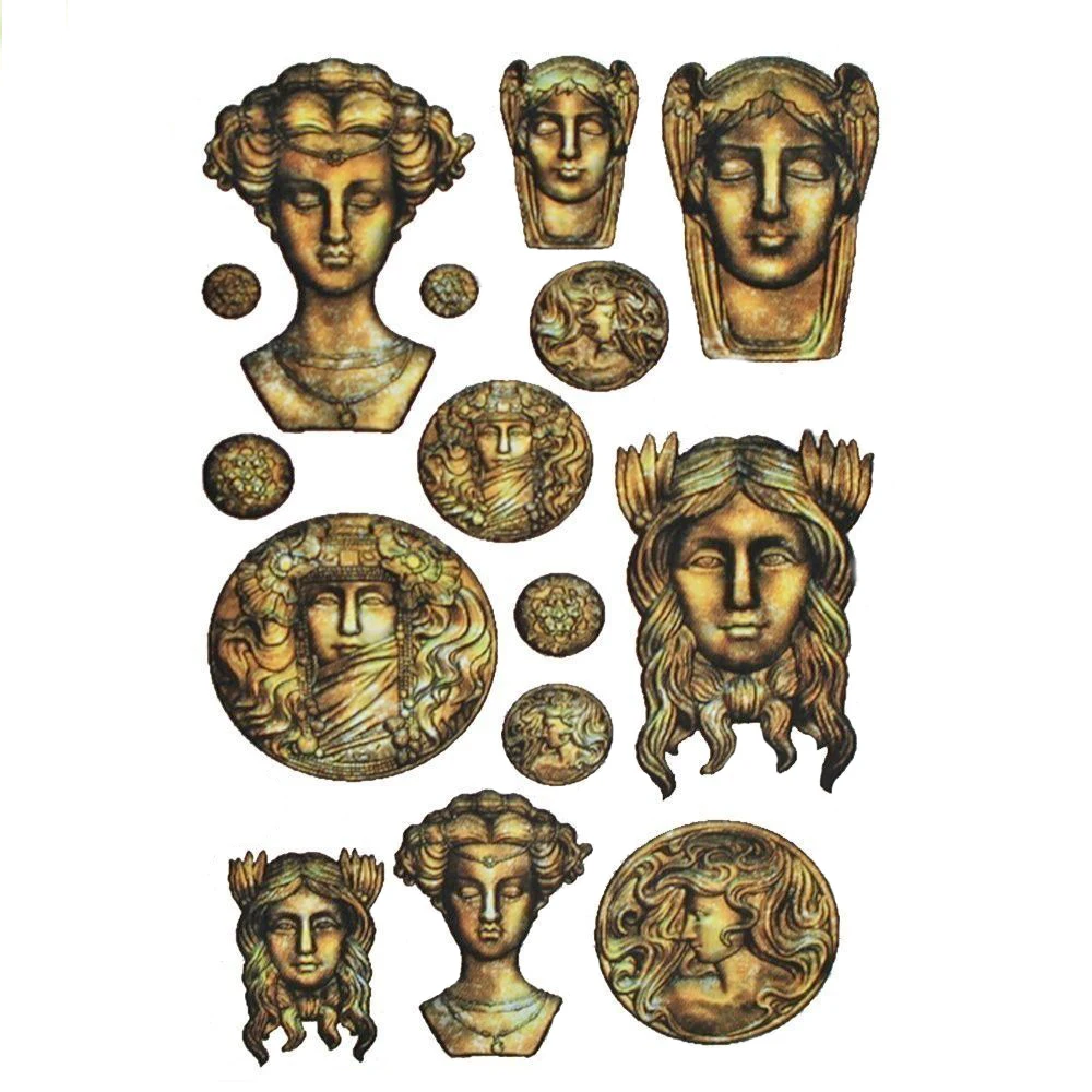 Greek Goddess Head Silicone Mould for Fondant Sugarcraft Chocolate Cake Decorating Baking DIY Girl Portrait Mold
