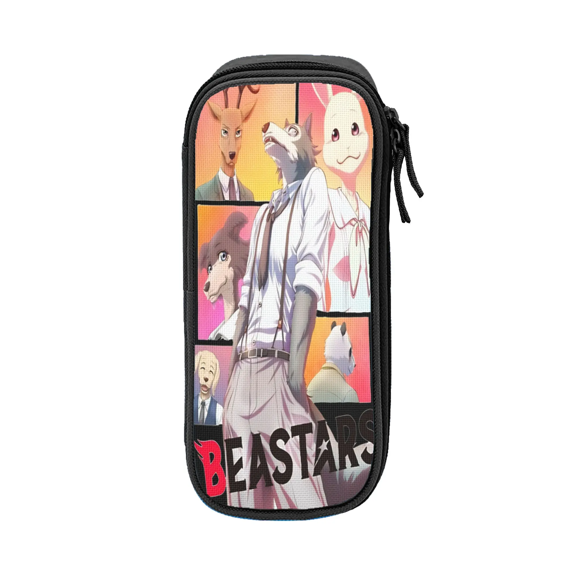 Creative Wolf BEASTARS  Pencil Cases  Pencilcases Pen Big Capacity Bag School Supplies Gifts Stationery
