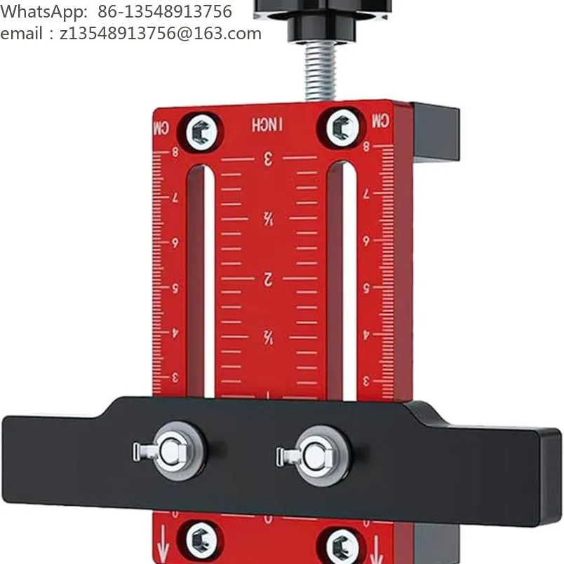 Cabinet Handle Drilling Locator Aluminum Alloy Woodworking Measuring Installation Jig Tool