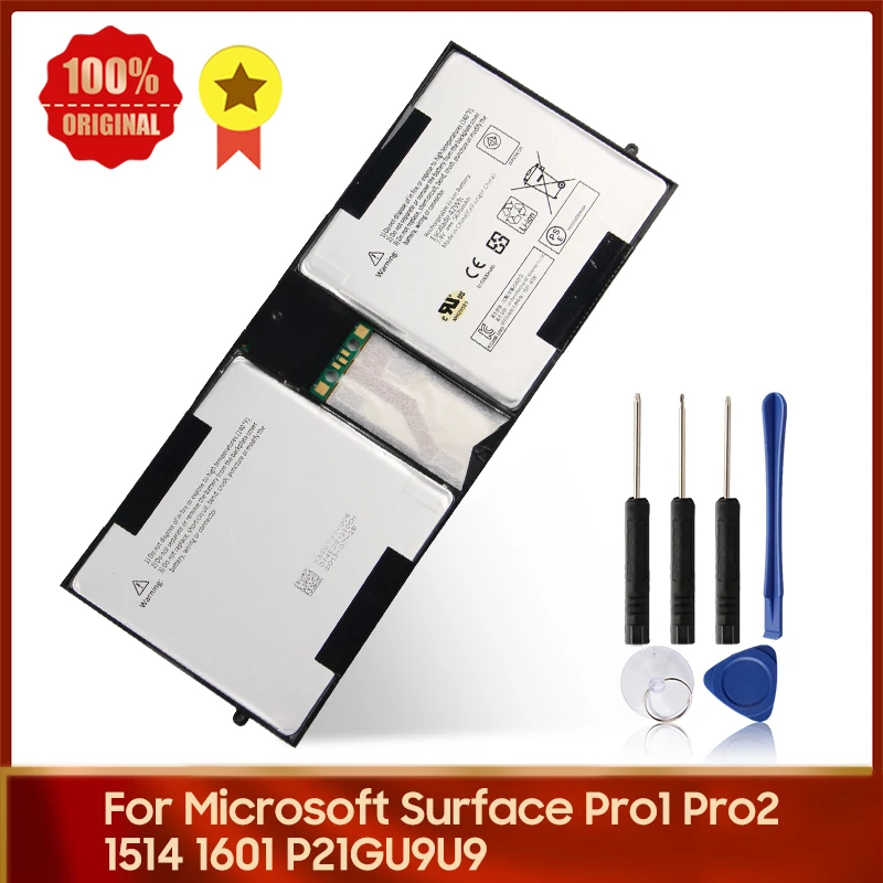 

Новый Сменный аккумулятор для Microsoft Surface Pro1 Pro2 1514 1601 P21GU9, новый аккумулятор