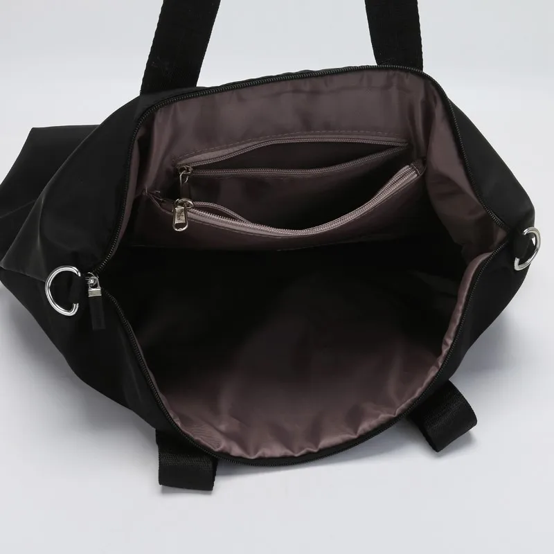 Mulheres de alta qualidade sacos de ombro de náilon grande capacidade casual tote bolsa de moda tote bolsa crossbody