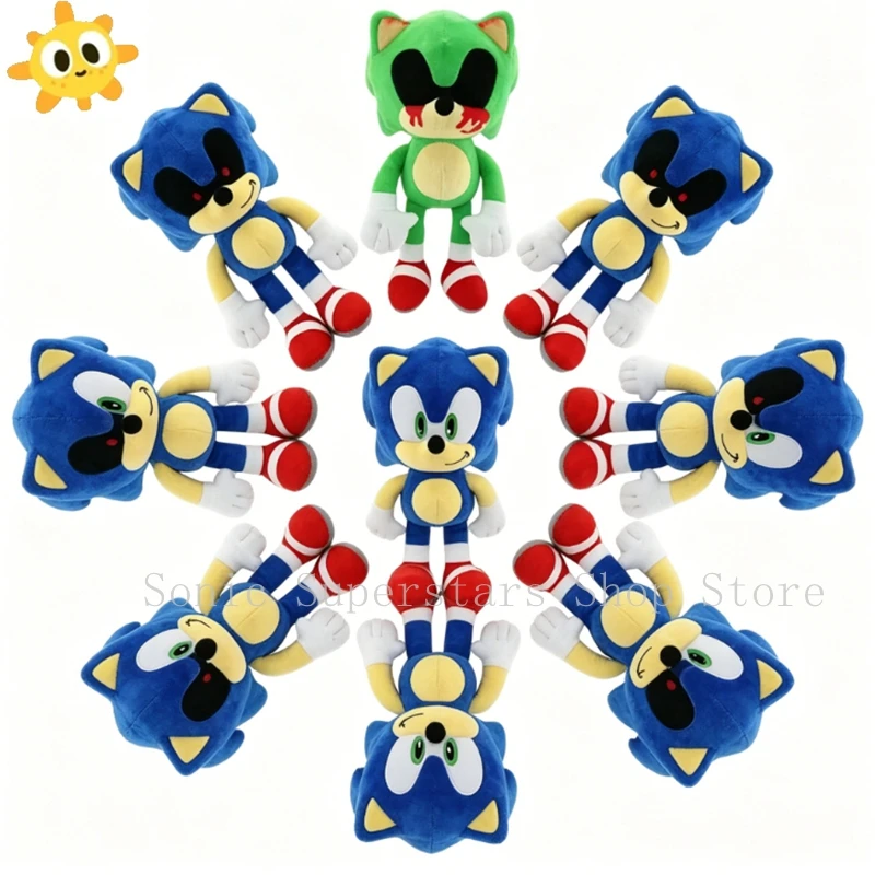 Super sonic Mouse Plush Doll New Film Super Sonic Shadow Anime Cartoon Talsnak Hedgehog Doll Toy Doll Kids Birthday Gift - view 2