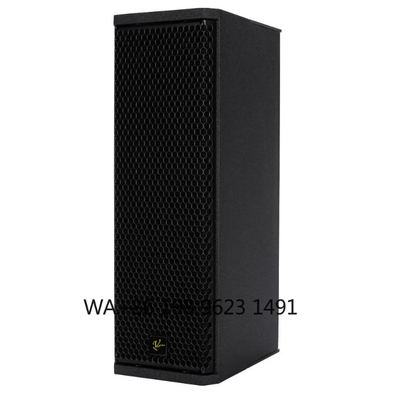Compact Active Vertical Array Column Speaker 1000W Waterproof Neodymium Metal Titanium Alloy Portable Hi-Res Audio 10kg