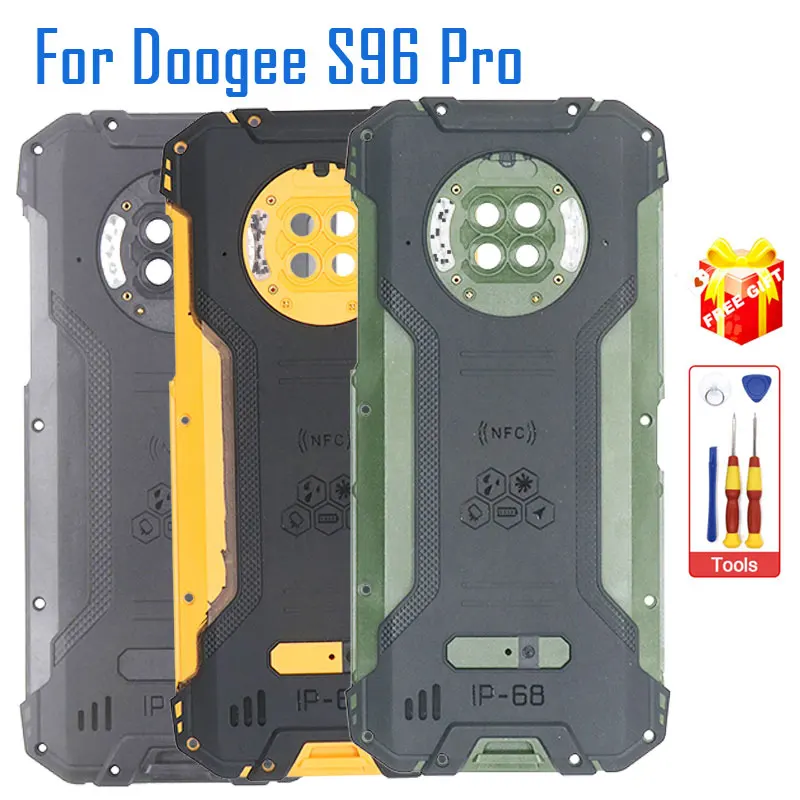 Nowa oryginalna pokrywa baterii Doogee S96 Pro Tylna pokrywa z głośnikiem Głośny głośnik Części zamienne do DOOGEE S96 GT