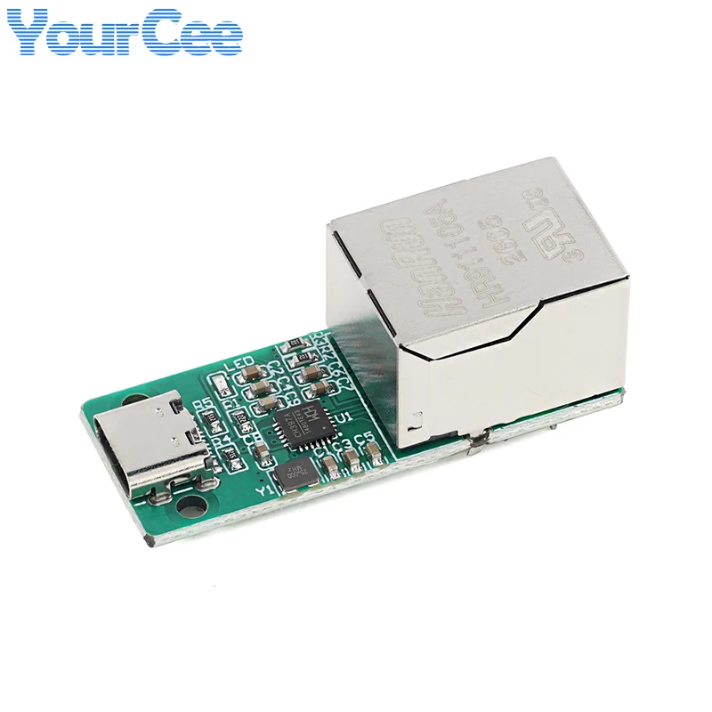 5PCS/1PC Type-C to RJ45 Module USB to Ethernet Port Network CH397A Module USB to RJ45 Computer Type-C Expansion Ethernet