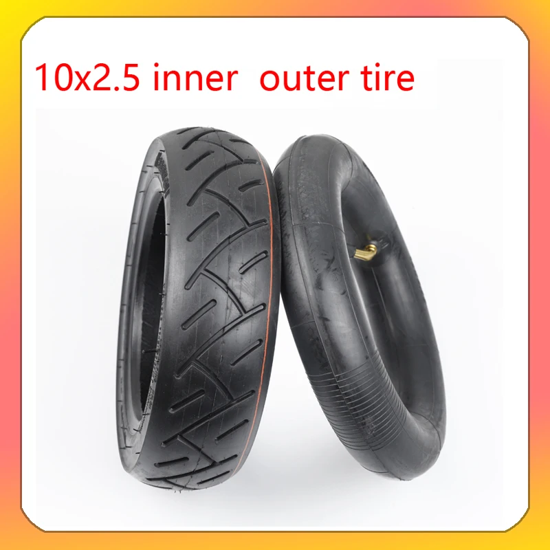 10 Inch Electric Skateboard Tire 10x2.5 for Electric Scooter Skate Board 10x2.50 Inflatable Wheel Tyre Outer Tire Inner Tube