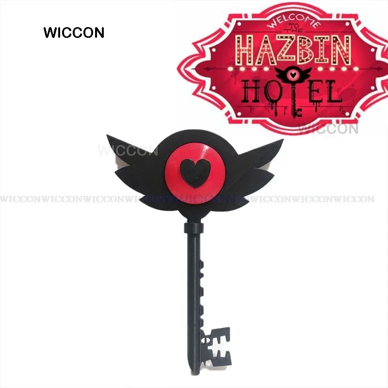 Hazbin Cosplay Hotel Key KeeKee Cat Cosplay Costume Prop Kiki Halloween Uniform Hasbin Hazubin Lighted Animation Derivative