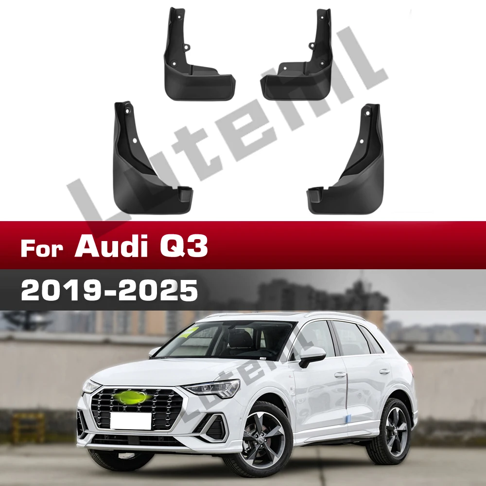 Für Audi Q3 2019 2020 2021 2022 2023 2024 2025 Kotflügel Schmutzfänger Spritzschutz Schmutzabweiser Auto-Zubehör