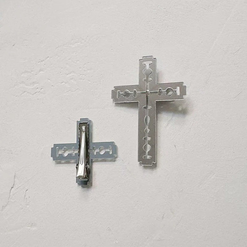 Y2K عبر بليد مقاطع الشعر الاكريليك منقار البط المشابك Harajuku حافة كليب النساء الفتيات غطاء الرأس الطرف #4