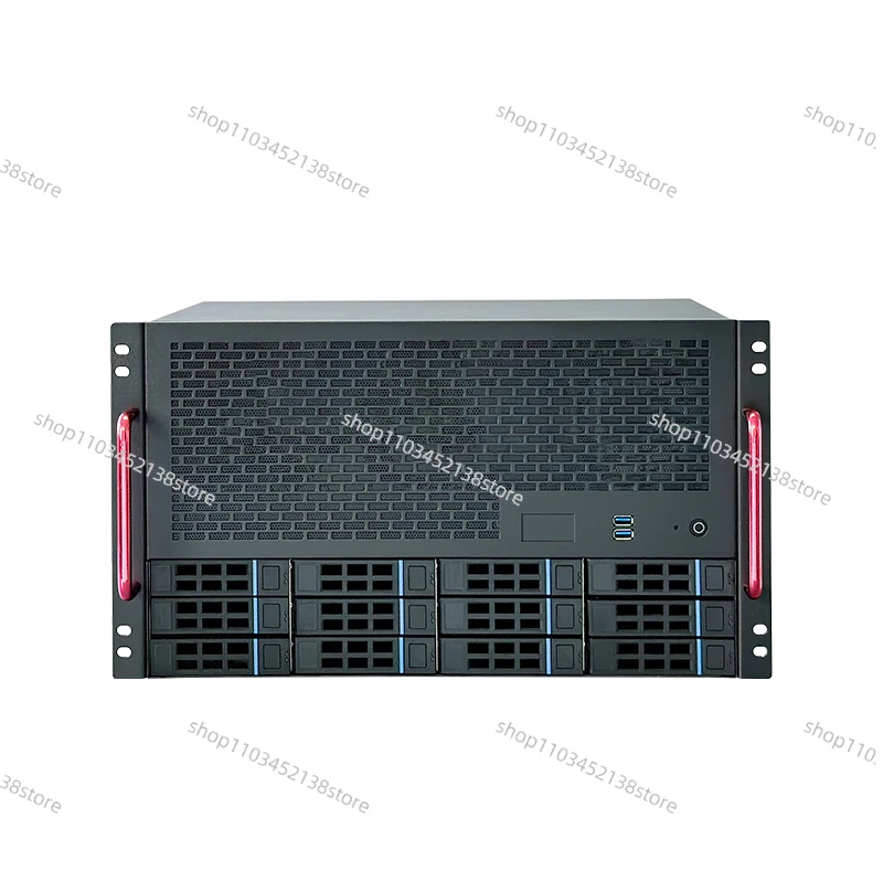 

12-дисковый корпус NAS, основная плата ATX, источник питания ATX, 8 слотов полной высоты, домашний серверный корпус AIO для предприятия