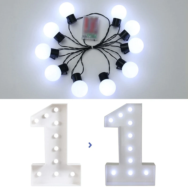 73cm Gigantyczna figura Balonowe pudełko do napełniania ze światłami 1. balon urodzinowy Numer 40 50 60 Rama balonowa Dekoracje ślubne Baby Shower