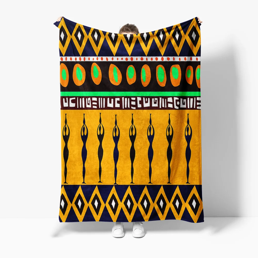 

African tribal print blanket tribal pattern scarf boho blanket shaggy rug home decor sofa cover gift for women