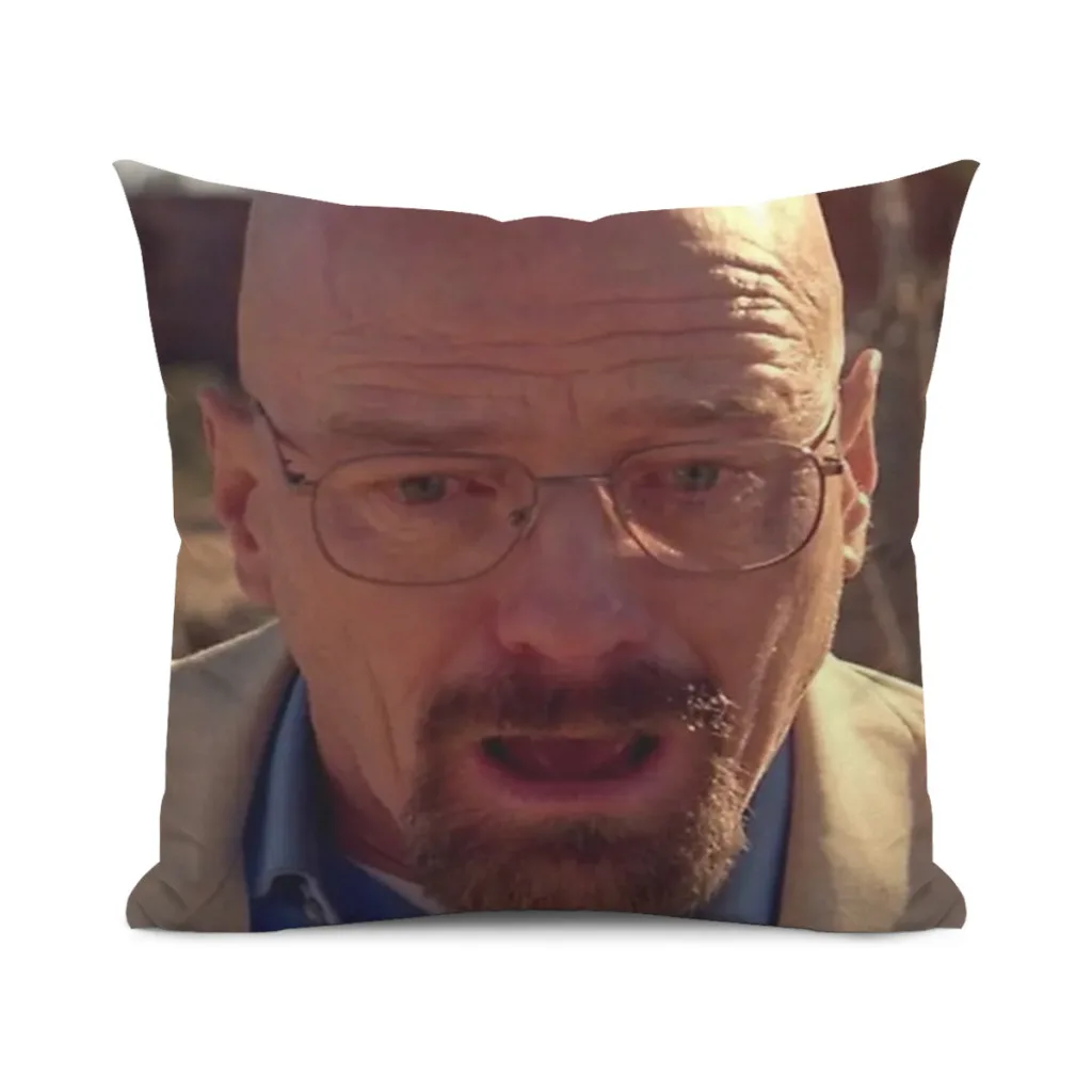 Walter White Meme Pillow Case SoftCushion Cover For Home Decor Easy To Clean