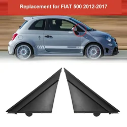 Paar Tür spiegel Flaggen abdeckung 1 sh17kx7aa links rechts schwarz Dekoration Ersatz für Fiat 2012 2017-