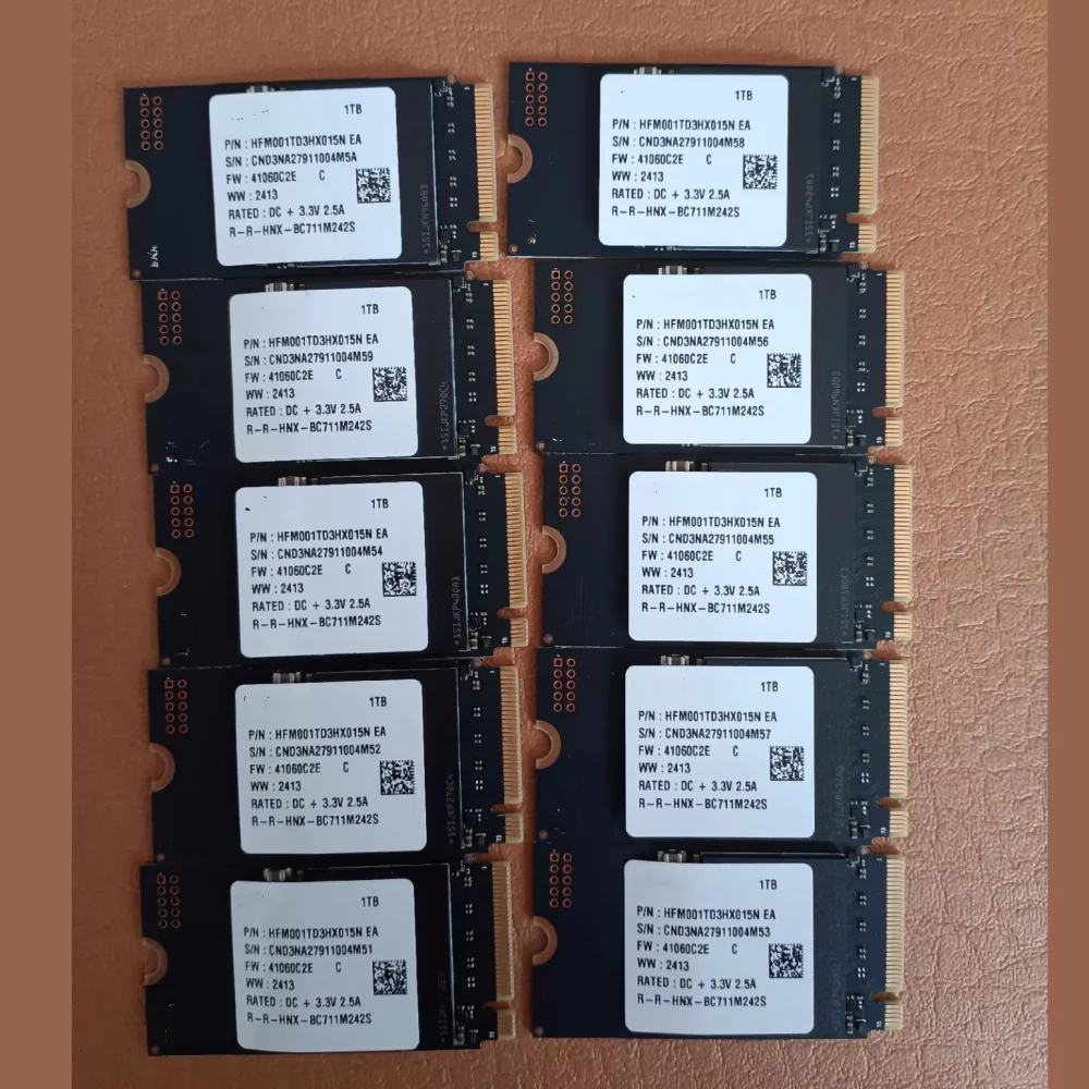 NEW SSD BC711 1T 2242 m.2 pcie3.0 * 4 SLC Dynamic Cache NVME Solid State Drive 1TB 1024GB TLC Particle Original For Hynix