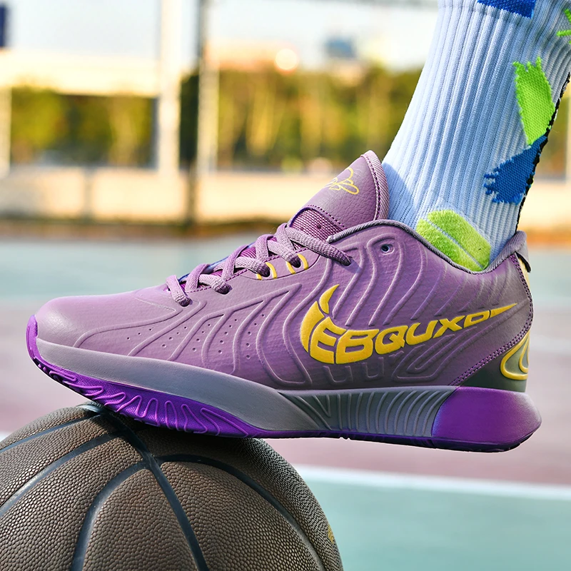 

2025New Comfortable Casual Youth Low-top Basketball Shoes High-Quality Couple Breathable Sports Shoes Four Colors Wear-Resistant