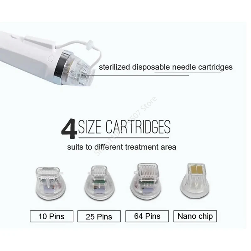 Одноразовый RF-картридж с микроиглами, позолоченные игольчатые наноигла 10/25/64, подходят для аксессуаров для радиочастотных машин