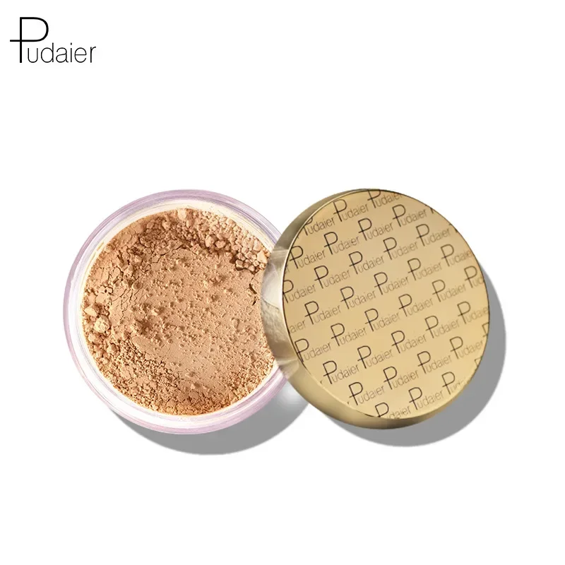 Pudaier-Poudre de contrôle d'huile pour le visage, cosmétiques de maquillage imperméables, longue durée, couverture complète, réglage compact, 8 couleurs