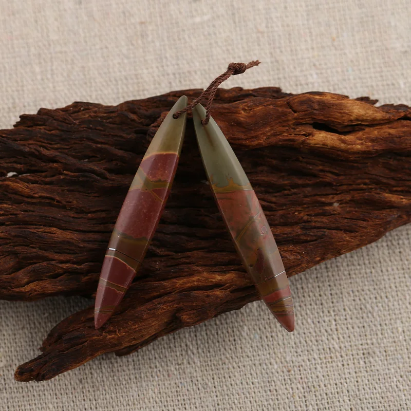 B&F Multi-Color Picasso Jasper Earring Beads for Jewelry Making, Handmade Natural stones beads, Stones for  Supplies