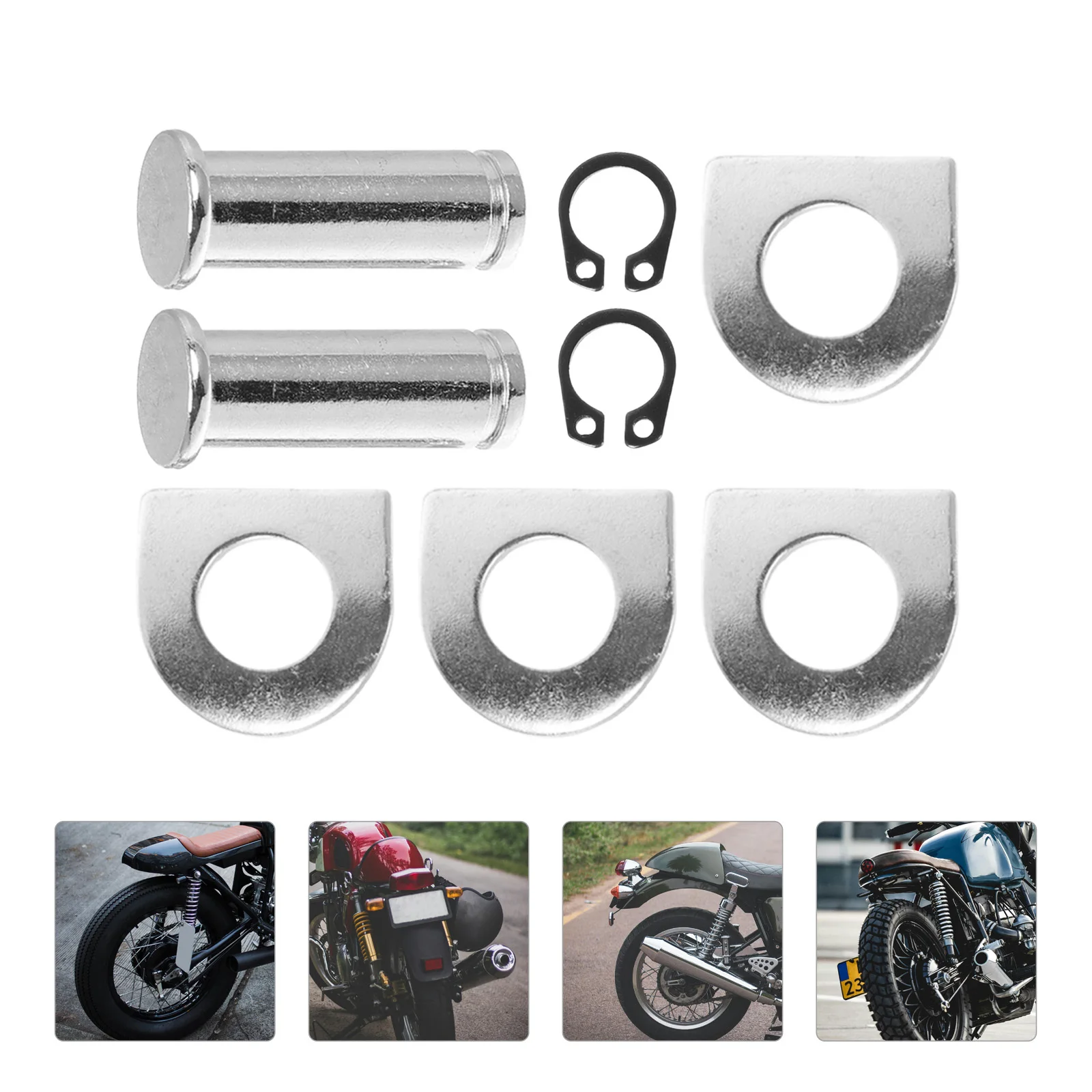 Universal Motorcycle Footpeg Mounting Pins Kit Metal Foot Pegs Fixing Screws Motorcycle Parts Foot Peg Upgrade Kit