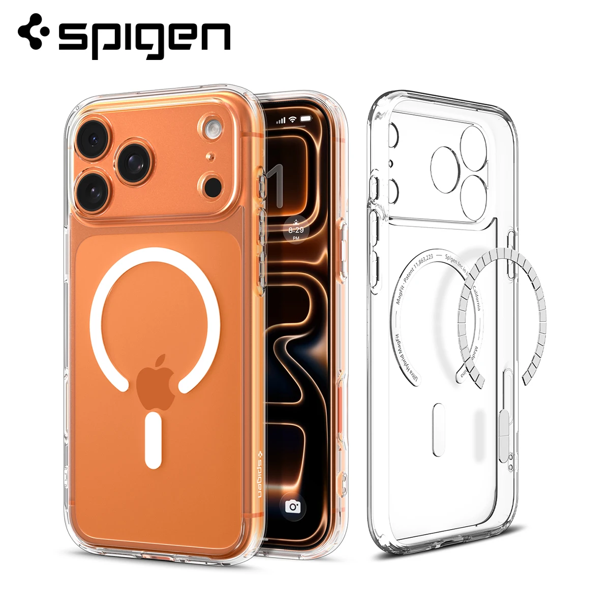 Capas Spigen Ultra Hybrid Magfit Series para iPhone 17 Pro Max / 17 Pro / Air / 17 (2025)
