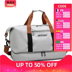 Bolsa de Bagagem Respirável de Grande Capacidade para Homens e Mulheres, Sacos Crossbody Impermeáveis, Resistente ao Desgaste, Um Ombro, Viagem de Lazer