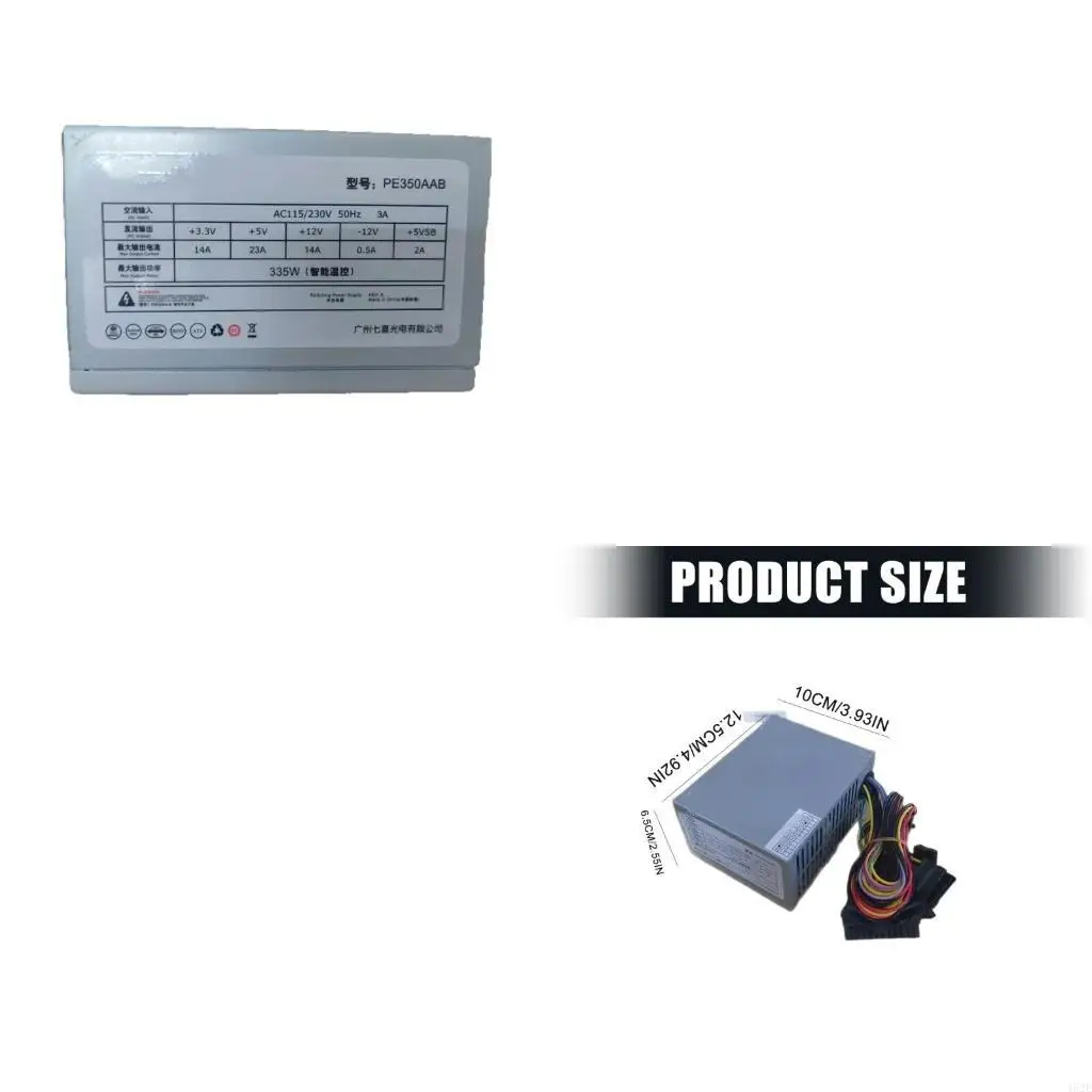462E PE350AAB 335W Power Supply for SFXA5061B Recorder Power Adapter with Cooling Fan Hard Disk Video Recorder Monitor