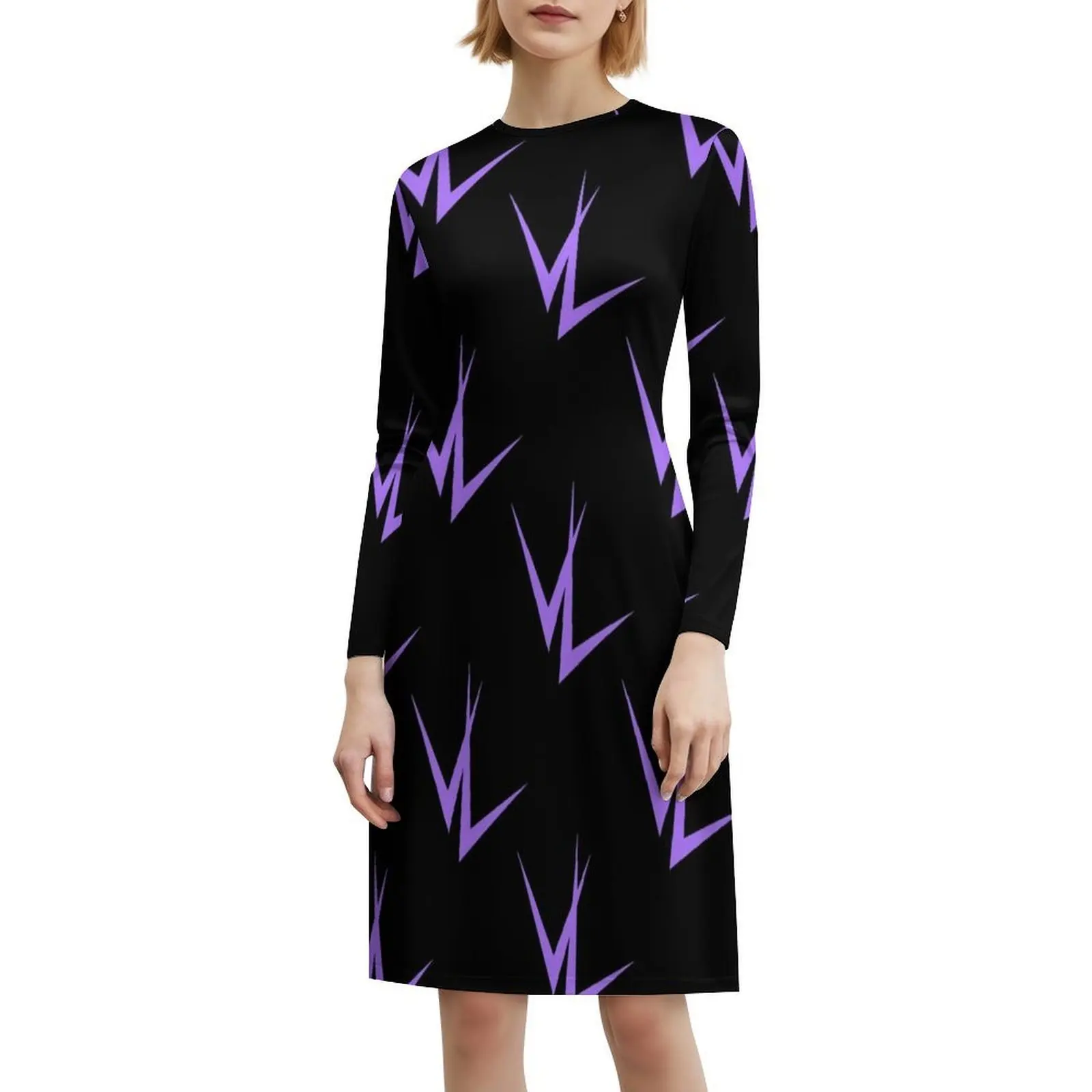 فستان بوهيمي عتيق بشعار أرجواني بأكمام منتفخة أو خيارات بدون أكمام للنساء فستان أرجواني مصاص دماء أسود ملابس نسائية #6