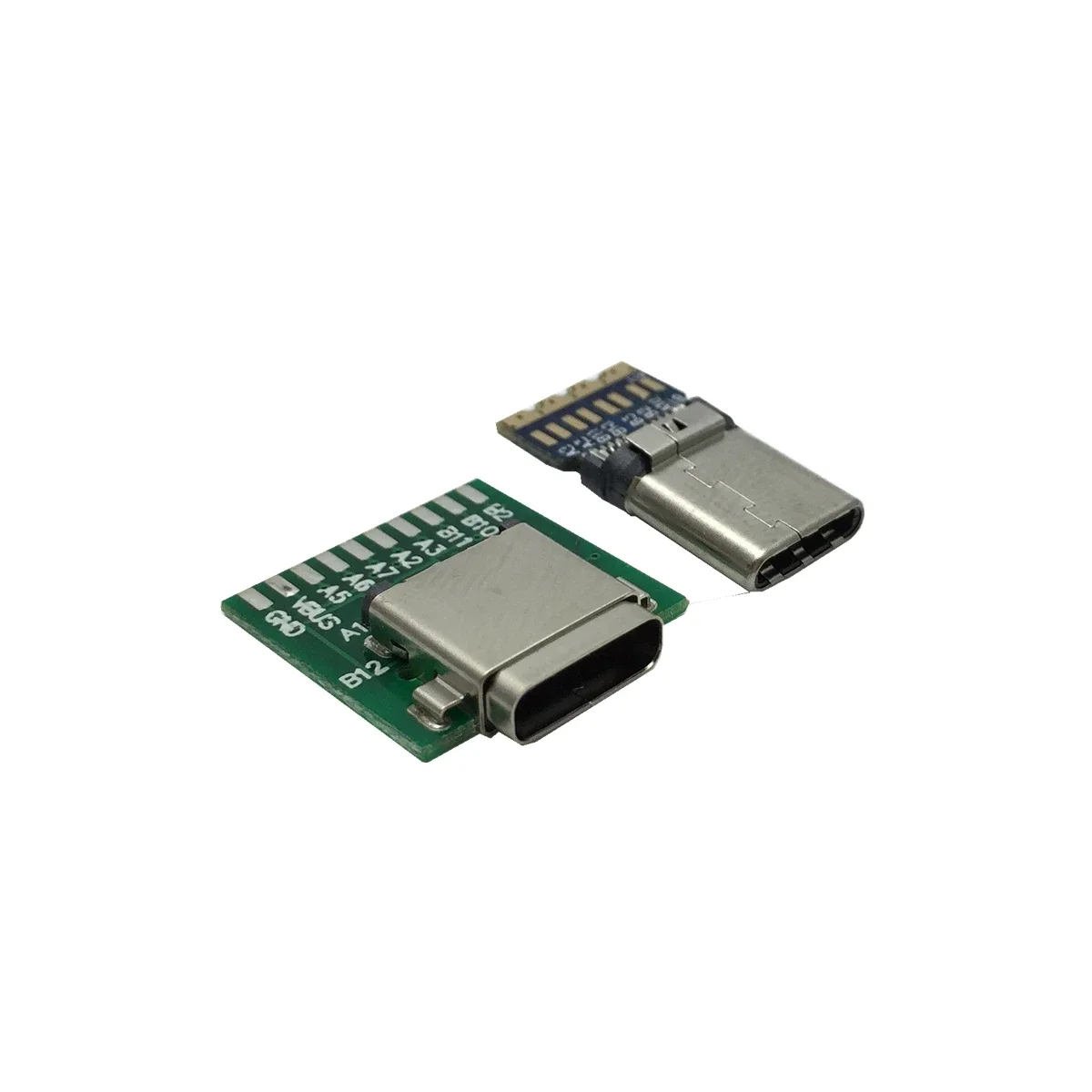 

Type-c USB3.1 female/male socket 24 pin connector soldered 24 pin adapter