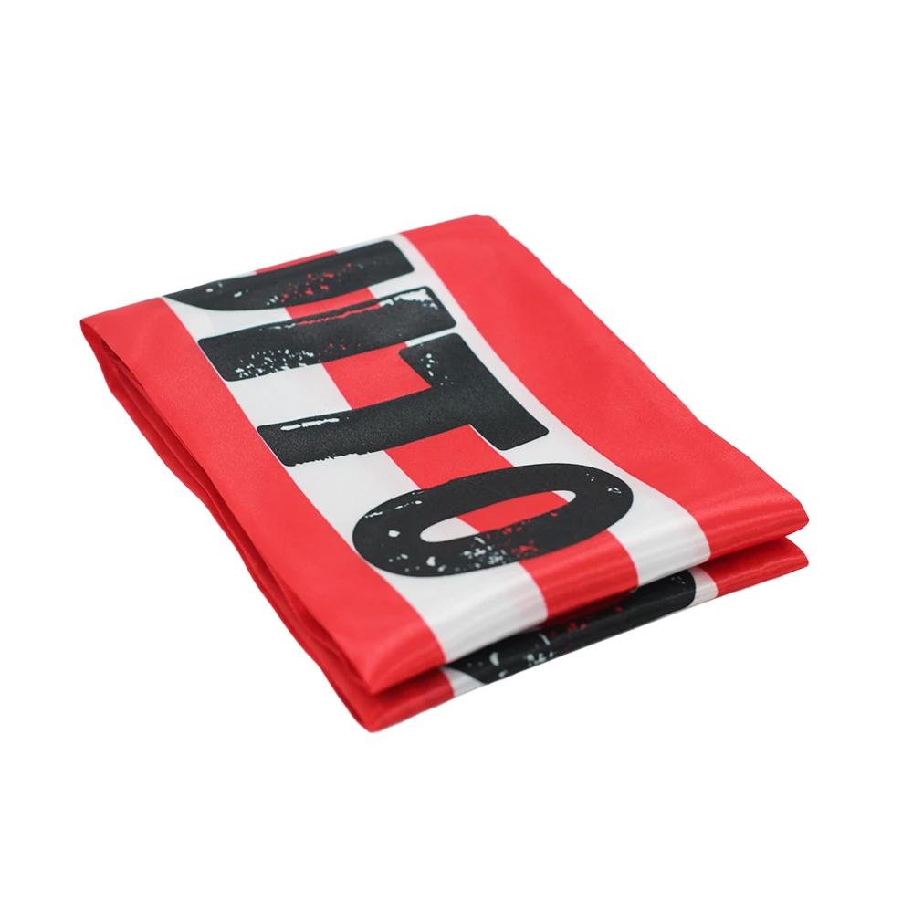15x150cm  Double Side Printing Satin Football Soccer Fans Athletic Scarf Flags Silks Banner