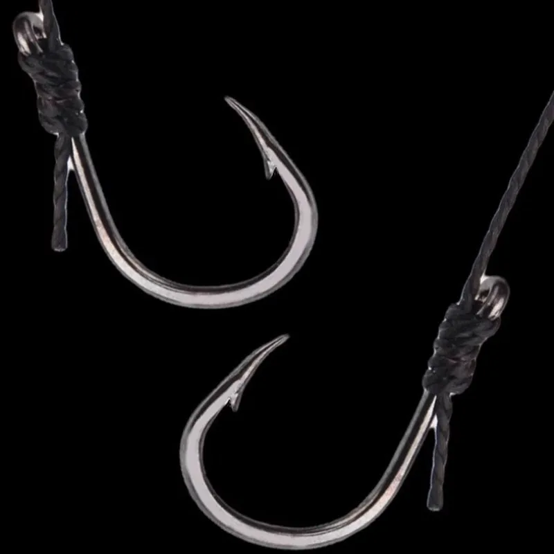 3-teiliges Angelhaken-Set aus Hochkarbon-Stahl, Dali Ma Ise-ni Rig 3 # -13 # Haken mit Widerhaken, scharfe Angelhaken für die Fischerei – Detail 5