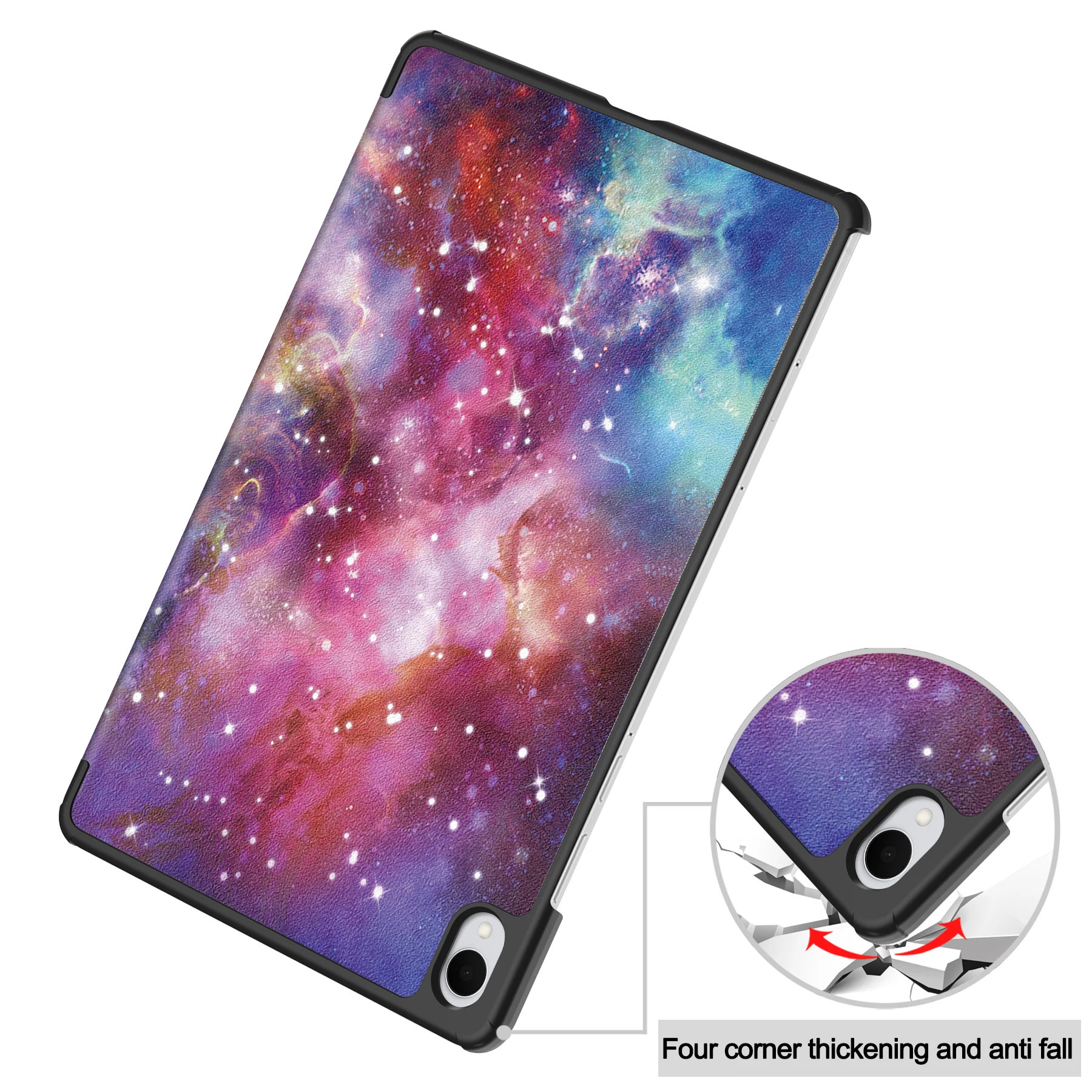 Tablets Case For Samsung Galaxy Tab S11 SM-X730 11 inch Three Fold  caster hard shell