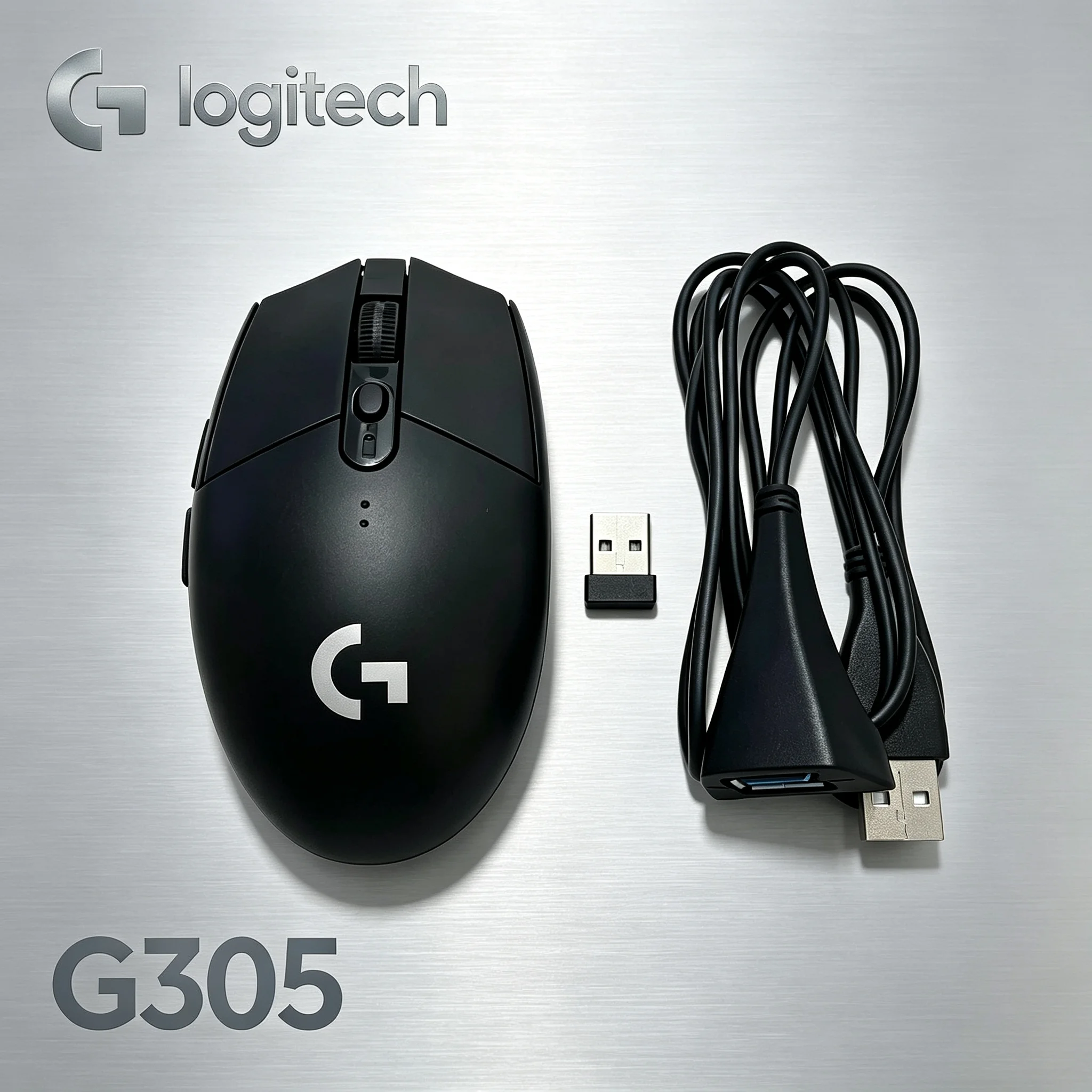 Professional Logitech G305 LIGHTSPEED Wireless Gaming Mouse, USB Extension Cable Accessory For More Stable Wireless Experience,