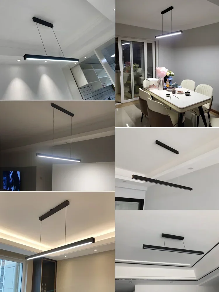 Modern LED Chandelier Nordic Pendant Lamp Dining Room Table Bar Restaurant Lights Kitchen Light Office Company Led Strip Lamp