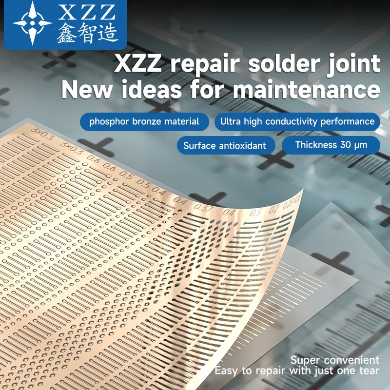XZZ Solder Joint Patch for Mobile Phone Motherboard IC Chip Repair Multi Ultra High Conductivity Stable Traceless