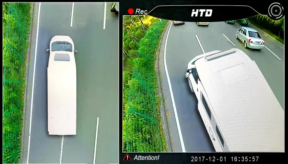 Airow auto SZDALOS HD 3D 360 Surround View System 1080P DVR G-Sensor Bird View Camera System for RV / Motorhome / Camper view 5