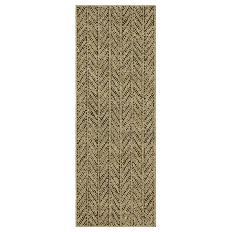 

Earth GC_NTL1012 Jute/Black 2 ft. 7 in. x 7 ft. 3 in. Indoor/Outdoor Area Rug