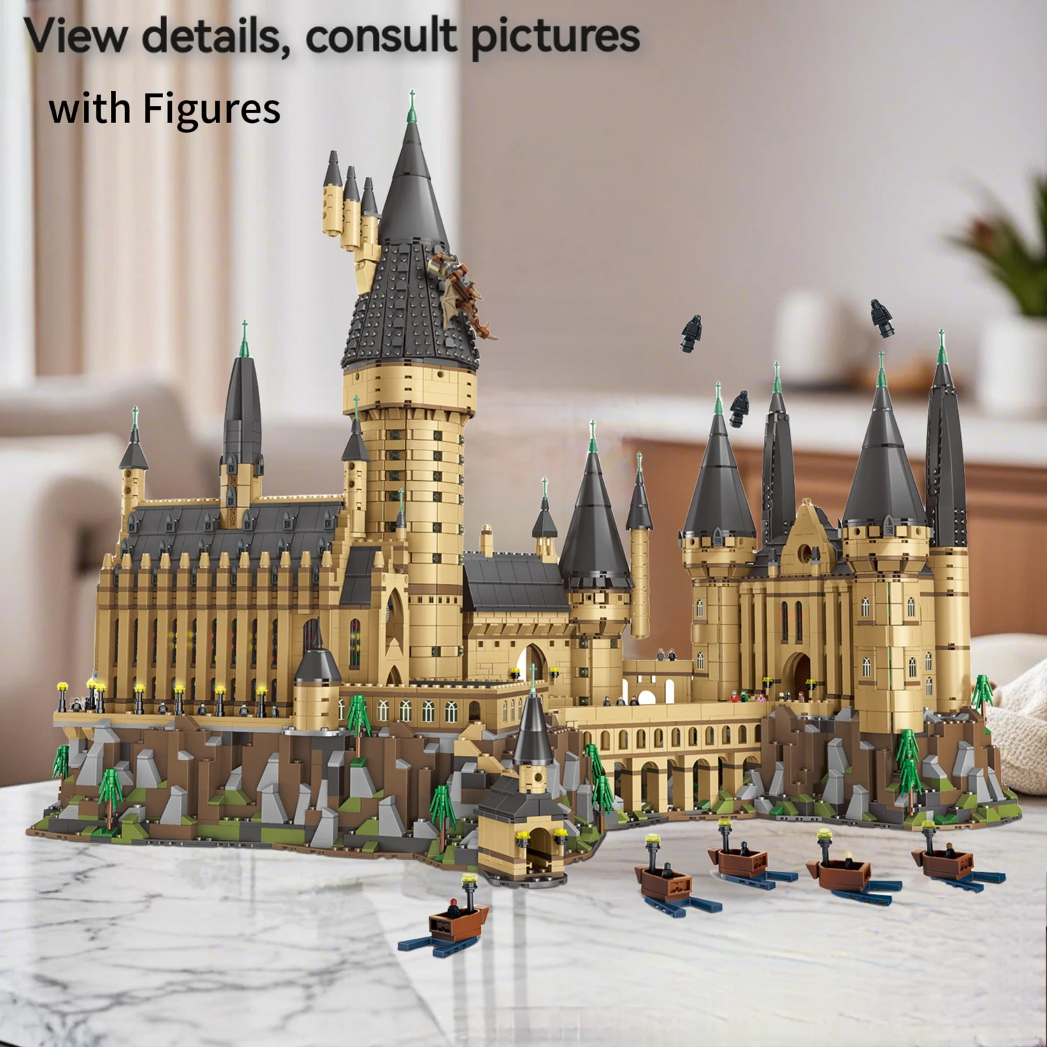 

Hot Sales 6020pcs Movie Series Magic School 71043 Castle Model Building Blocks Bricks Educational Halloween, Christmas gifts